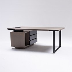 Modern Desk with Side Storage