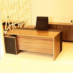 Executive Two-Tone Office Desk