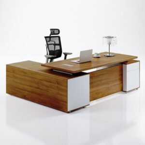 Premium Executive Office Desk with Side Storage