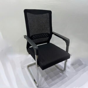 Mesh Visitor Chair with Armrests