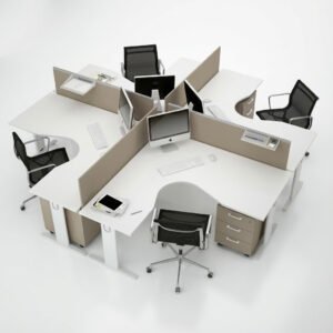 Cluster Office Workstation Desk