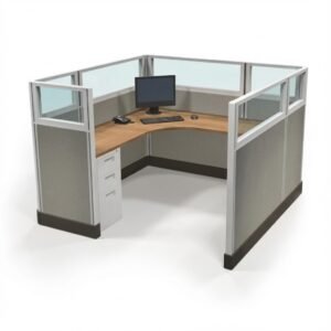 Corner Office Cubicle Workstation