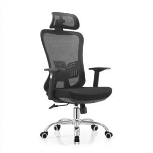 Premium High-Back Black Mesh Executive Chair