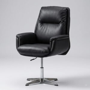 Executive High-Back Leather Office Chair