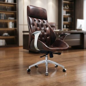 Executive High-Back Diamond Tufted Chair